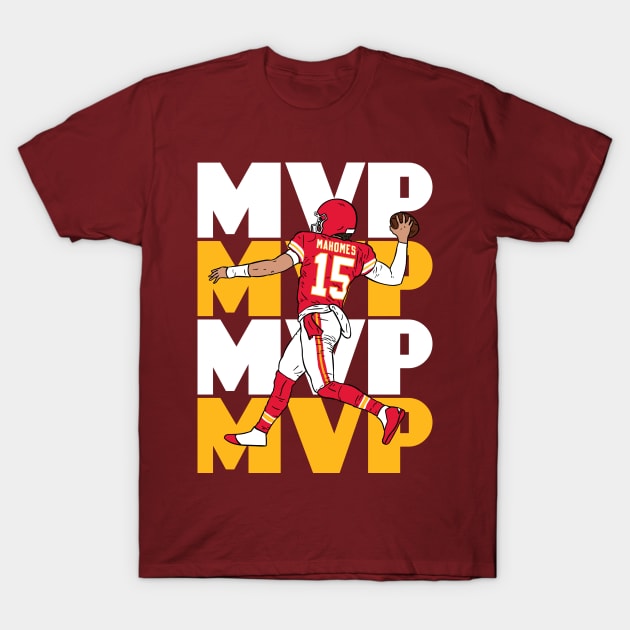 Pat Mahomes MVP T-Shirt by Caloy